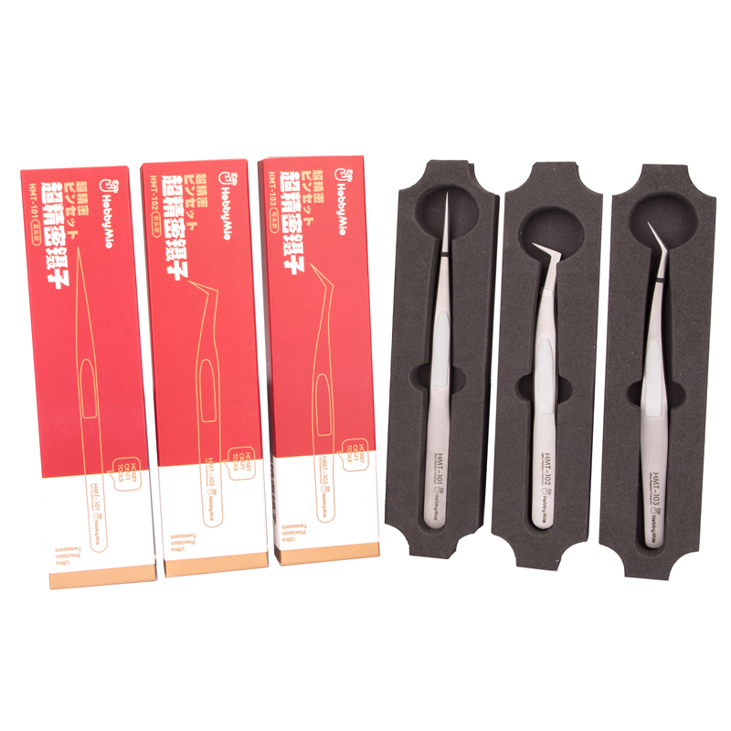Model Kit Tweezers - HMT101 각진 직선 정전기 방지 데칼
