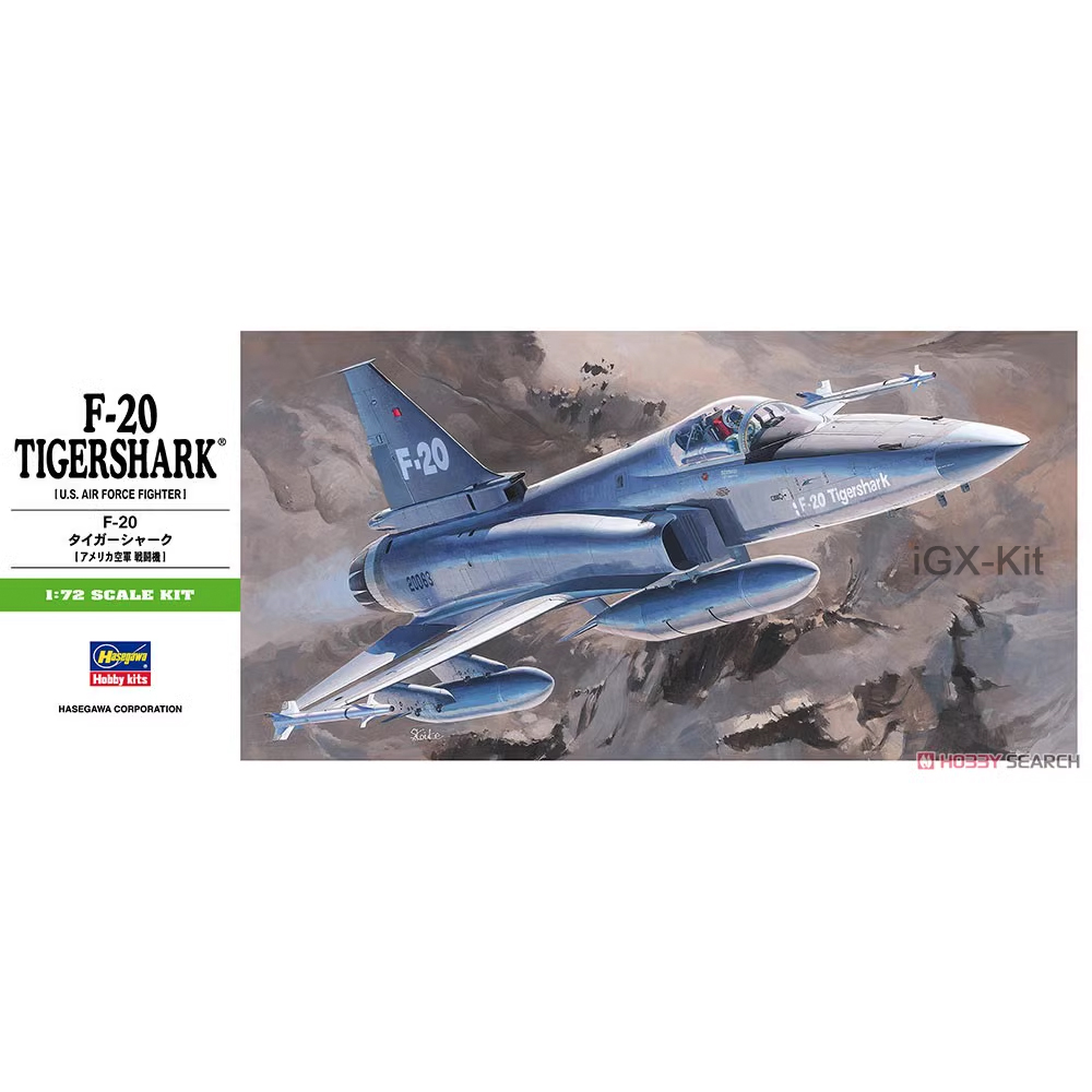 Model Kit Hasegawa - 하세가와 00233 1/72 스케일 미국 F20
