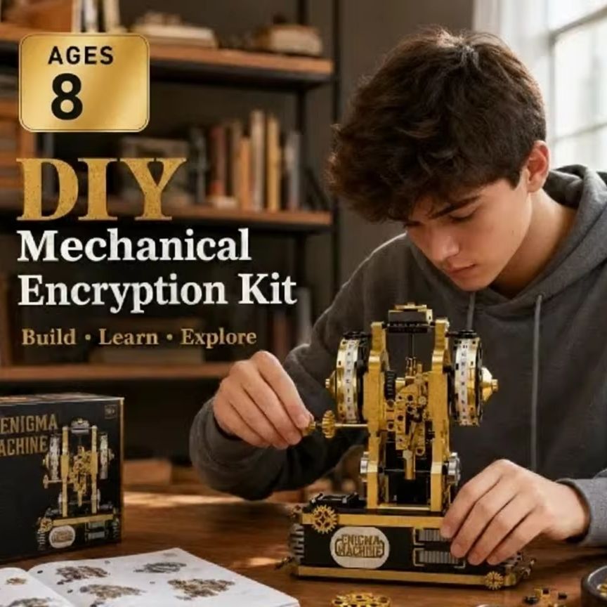 에니그마 머신 빌딩 블록 세트 레트로 기계 조립 모델  - Model Kit Companies 리뷰 및 가격
