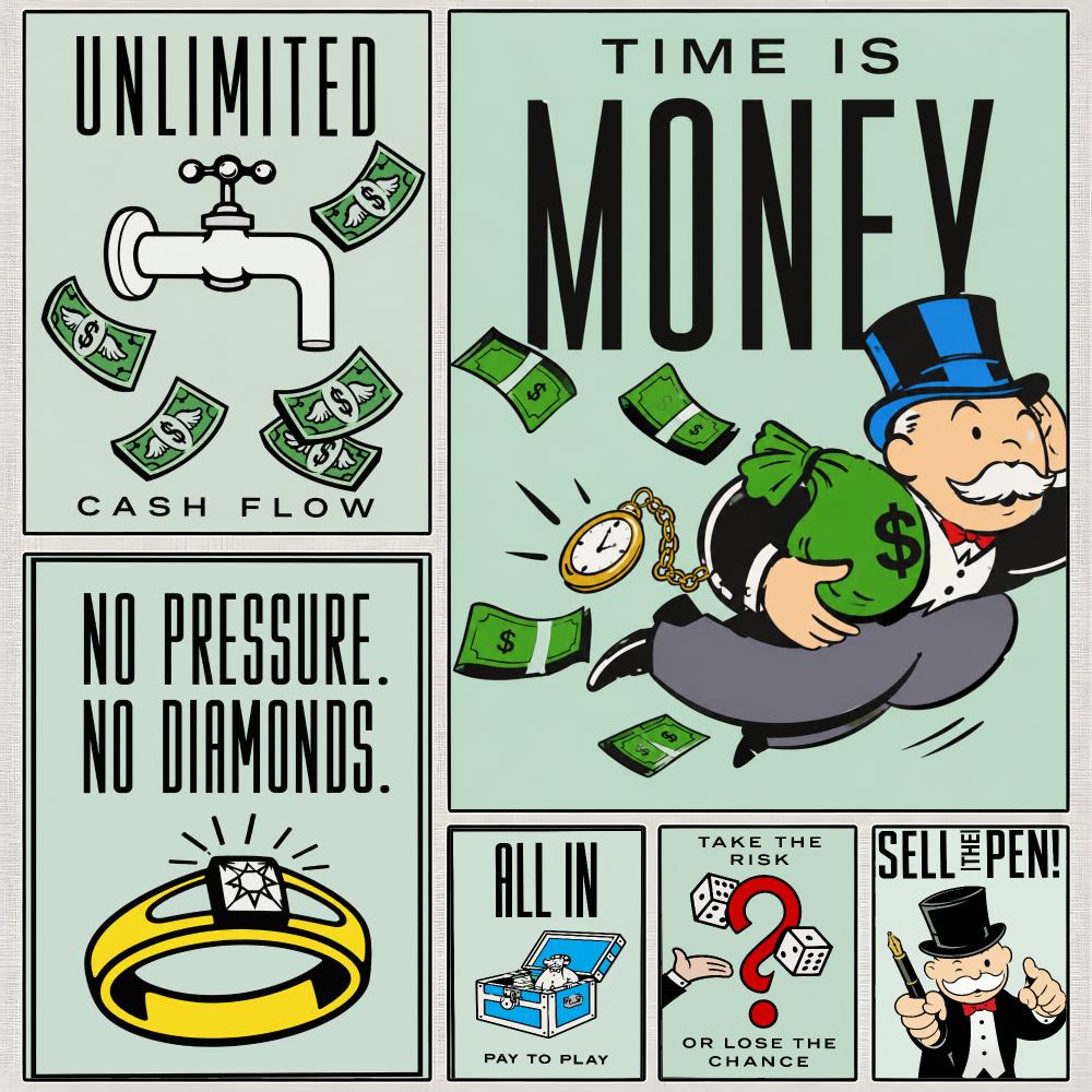 게임 모노폴리 보드 가족 클래식 해즈브로 포스터 PP  - Hasbro Game Monopoly 리뷰 및 가격