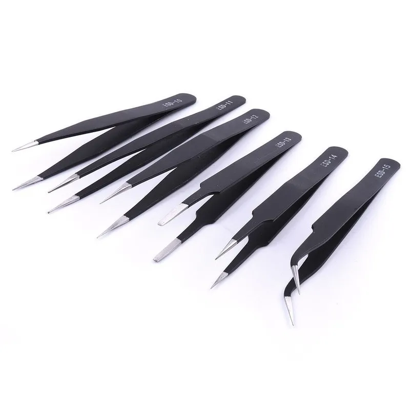 VETUS 정전기 방지 스테인레스 스틸 핀셋 Set6P - Model Kit Tweezers 리뷰 및 가격
