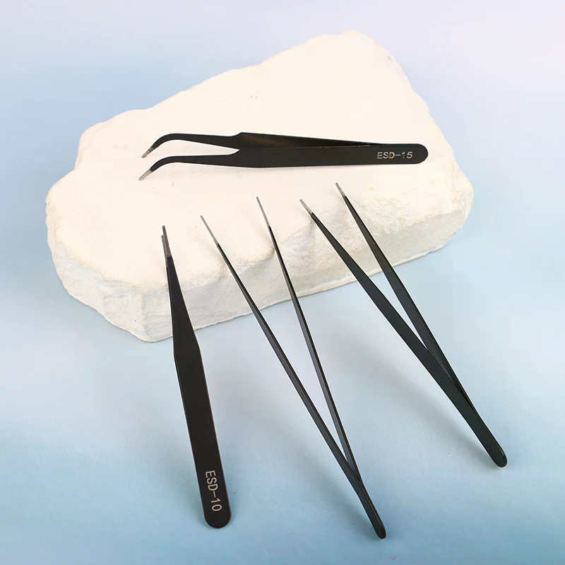 정밀 ESD 정전기 방지 핀셋 세트 - 전자 수리 및  - Model Kit Tweezers 리뷰 및 가격