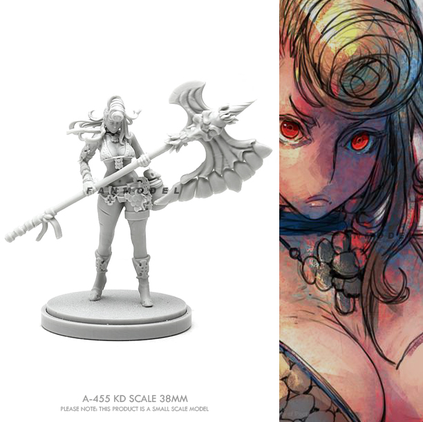 38mm 수지 모델 키트 그림 아름다움 무색 및 자체  - Model Kit Warhammer 리뷰 및 가격