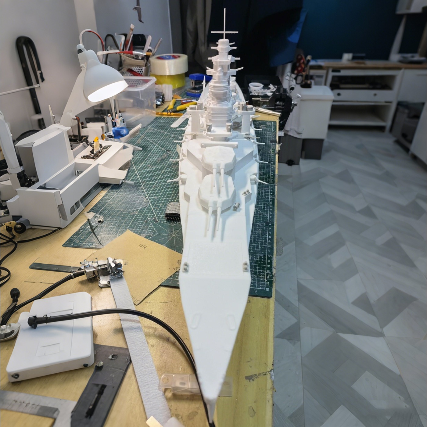 1/200 RC 배 107cm 콩고 제2차 세계대전 전 - Model Kit Battleship 리뷰 및 가격