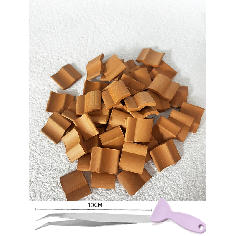 미니어처 지붕 타일 세트 100개, 핀셋과 스크레이퍼  - Model Kit Tweezers 리뷰 및 가격