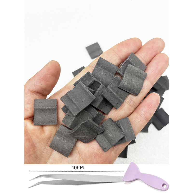 미니어처 지붕 타일 세트 100개, 핀셋과 스크레이퍼  - Model Kit Tweezers 리뷰 및 가격