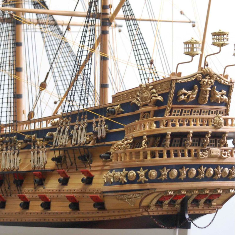 1/50 세인트 필립 클래스 I 전함 목제 선박 모델  - Model Kit Battleship 리뷰 및 가격