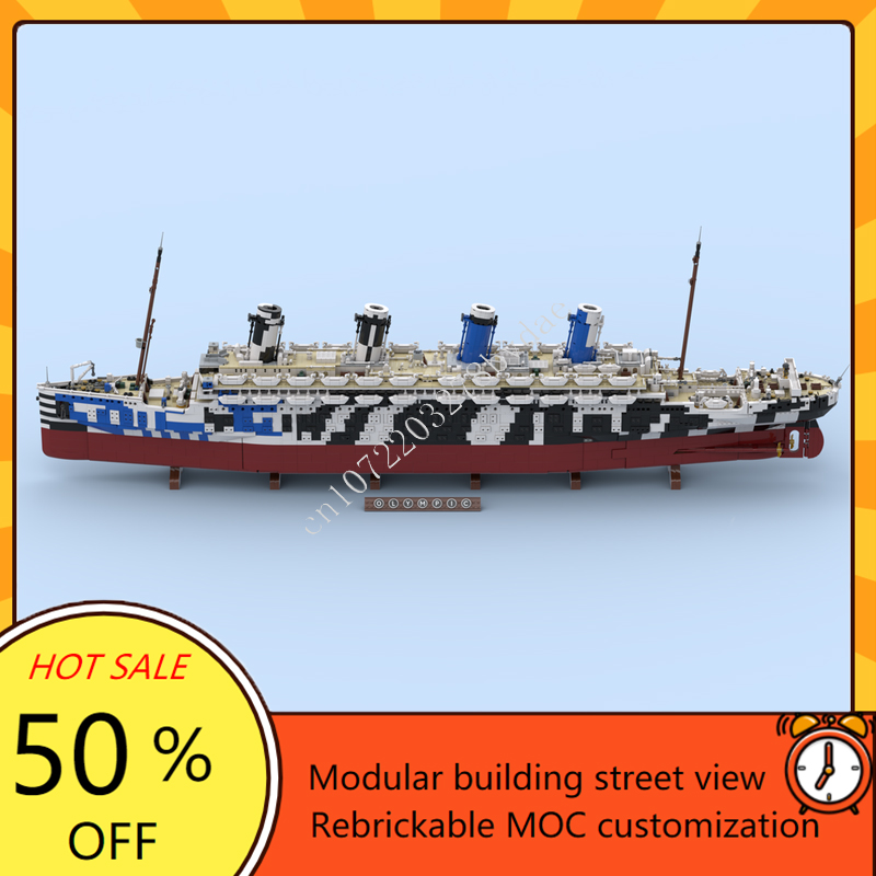 10615PCS MOC HMT 올림푸스 타이타닉 커스텀 - Model Kit Battleship 리뷰 및 가격