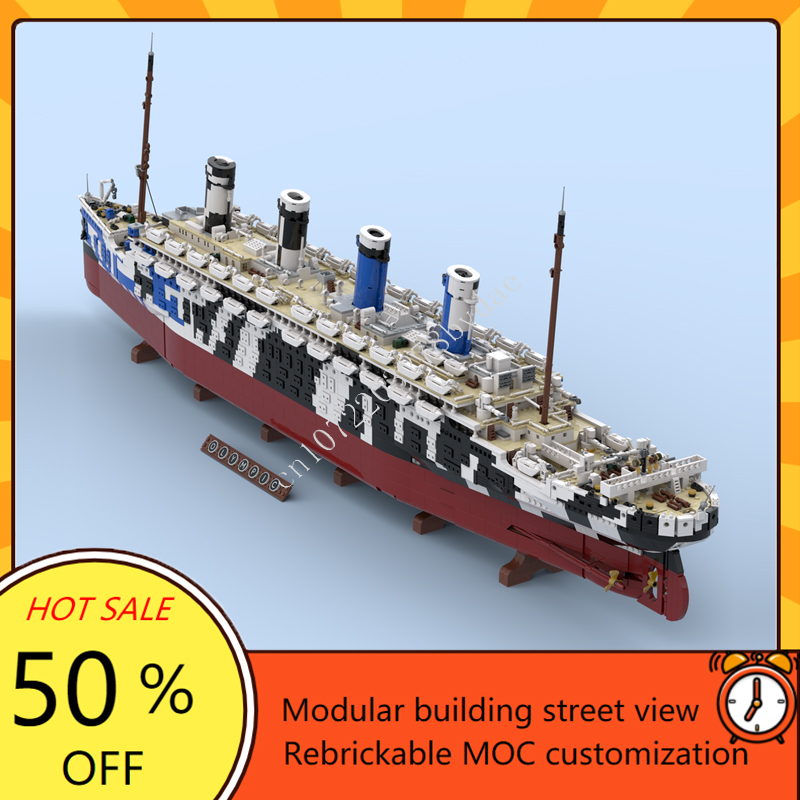10615PCS MOC HMT 올림푸스 타이타닉 커스텀 - Model Kit Battleship 리뷰 및 가격