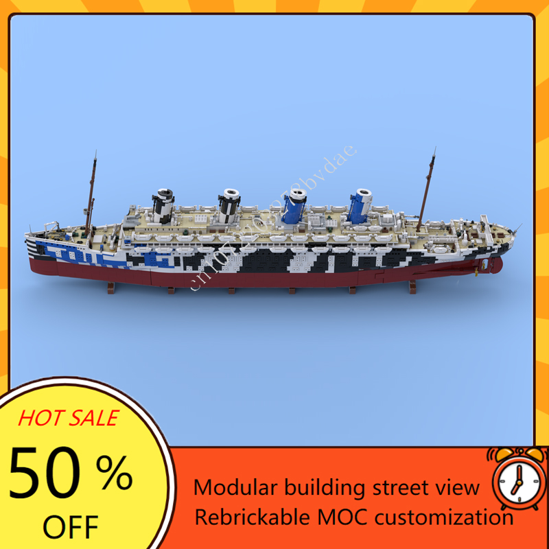 10615PCS MOC HMT 올림푸스 타이타닉 커스텀 - Model Kit Battleship 리뷰 및 가격