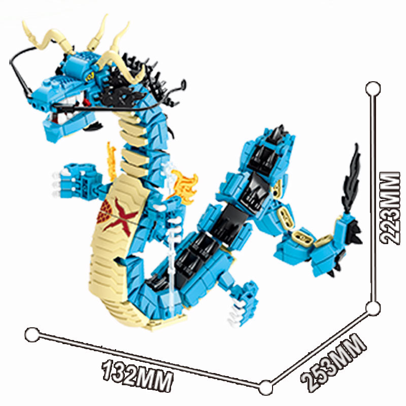 8in1 원피스 빌딩 블록 블루 드래곤 카이도 DIY  - Model Kit Companies 리뷰 및 가격