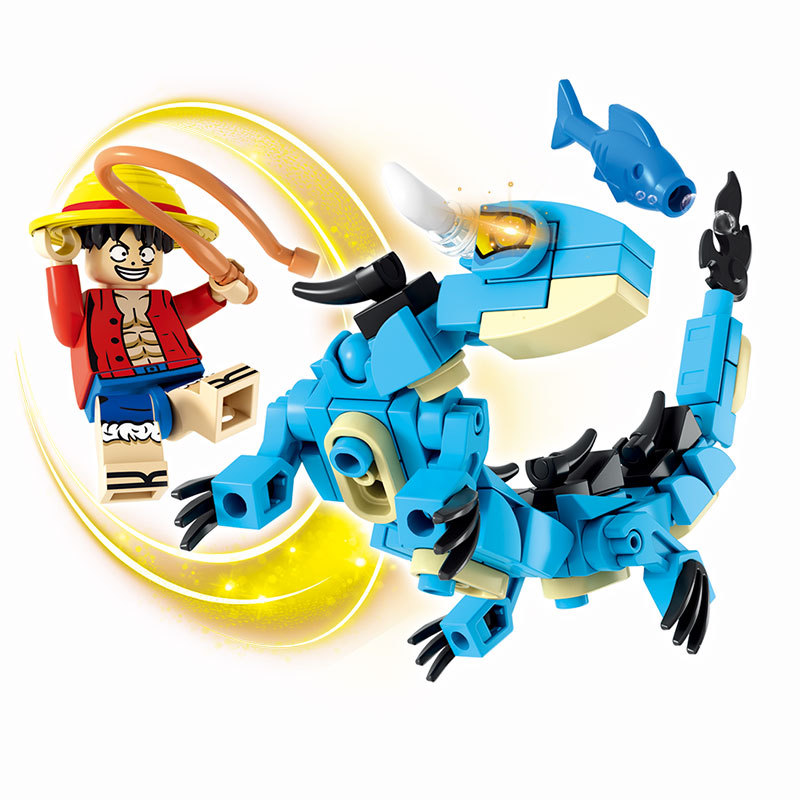 8in1 원피스 빌딩 블록 블루 드래곤 카이도 DIY  - Model Kit Companies 리뷰 및 가격