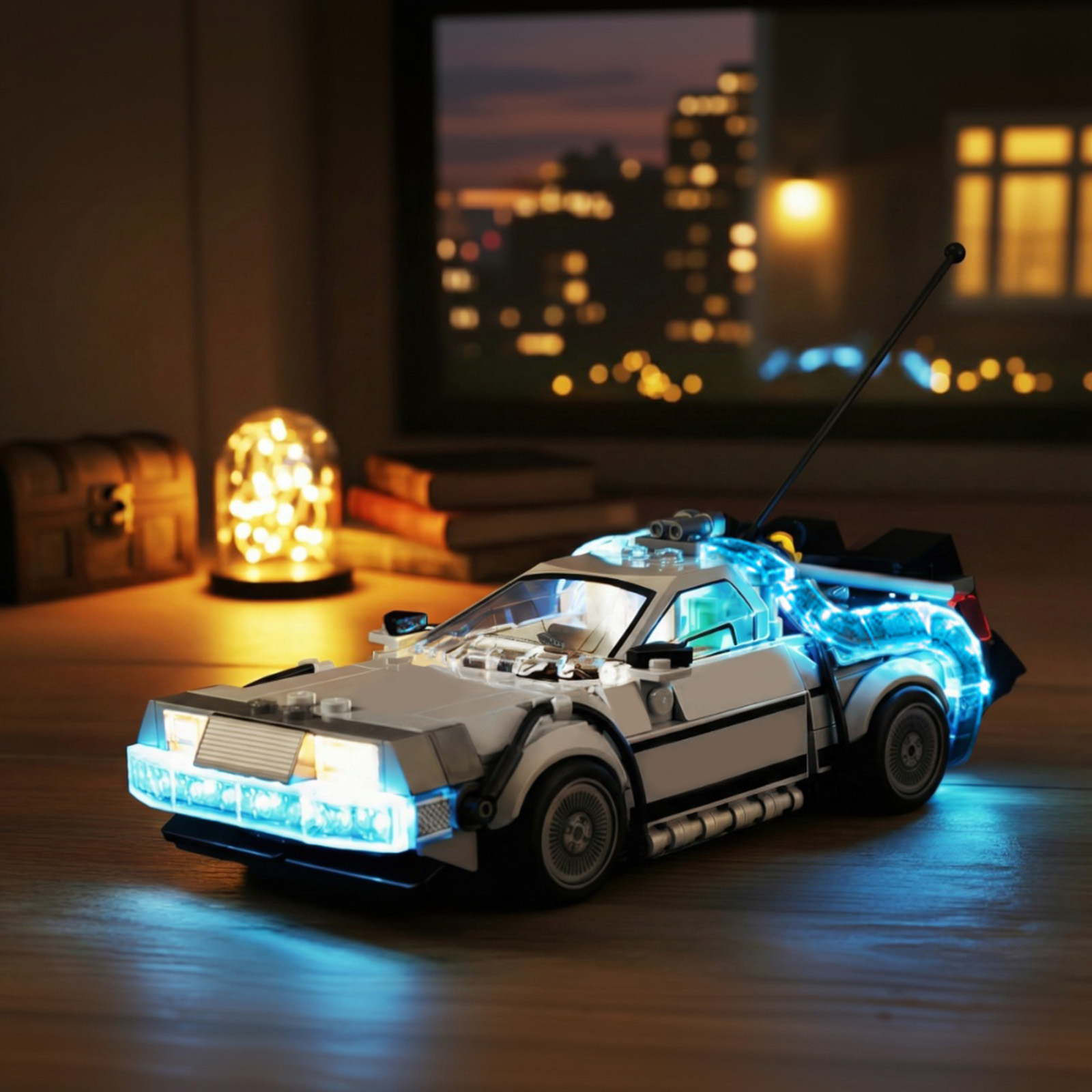 백 투 더 퓨처 델로리안의 레고 타임머신용 LED 조명 - Model Kit Companies 리뷰 및 가격